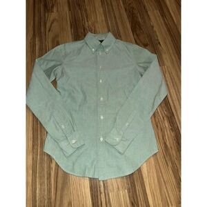 Rugby Ralph Lauren University Oxford Women's Sz 2 Mint Green Button Down